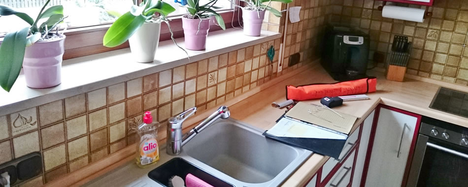 Küche vor der Renovierung